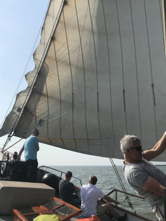 Actief teambuilding zeilen